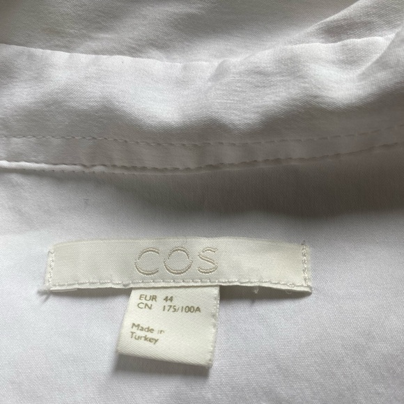 COS white cotton button up shirt - Picture 4 of 7